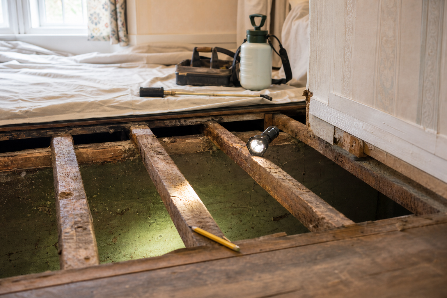 Timber preservation service visual